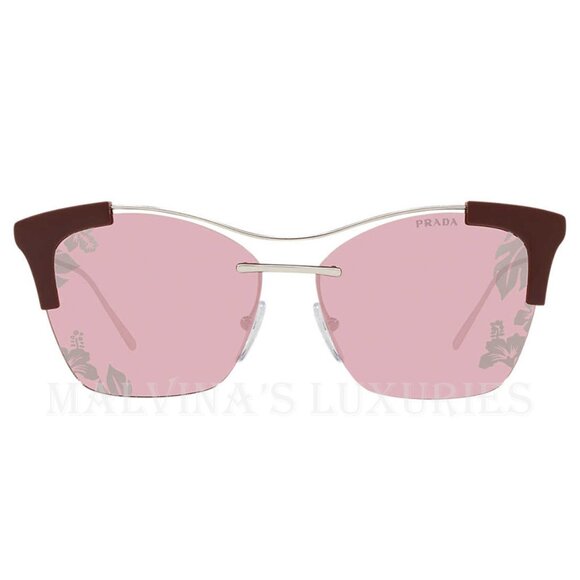 PRADA SUNGLASSES SPR21U 57 TAMPO IBISCUS LENS LIGHT VIOLET BORDEAUX BUTTERFLY main image 11